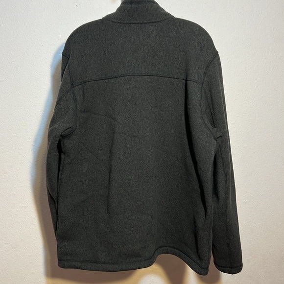 The North Face Men’s charcoal Grey Fleece Winter Zip Up Sweater Size XL - Picture 3 of 16
